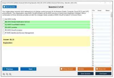 Amazon AWS AWS-Certified-Advanced-Networking-Specialty-ANS-C00 AWS Certified Advanced Networking - Specialty (ANS-C00) Practice test exam simulator test engine exam Prep practice test questions answers Image 2