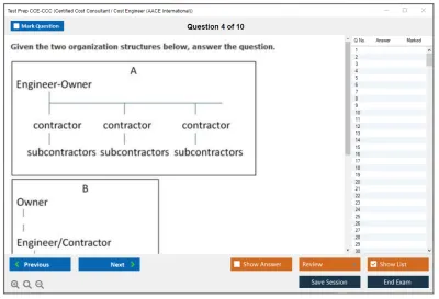 Test Prep CCE-CCC Certified Cost Consultant / Cost Engineer (AACE International) Practice test exam simulator test engine exam Prep practice test questions answers Image 4