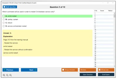 Checkpoint 156-835 Check Point Certified Maestro Expert Practice test exam simulator test engine exam Prep practice test questions answers Image 5