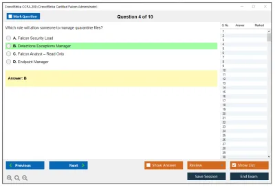 CrowdStrike CCFA-200 CrowdStrike Certified Falcon Administrator Practice test exam simulator test engine exam Prep practice test questions answers Image 4