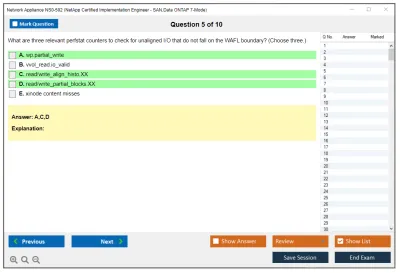 Network Appliance NS0-502 NetApp Certified Implementation Engineer – SAN Practice test exam simulator test engine exam Prep practice test questions answers Image 5