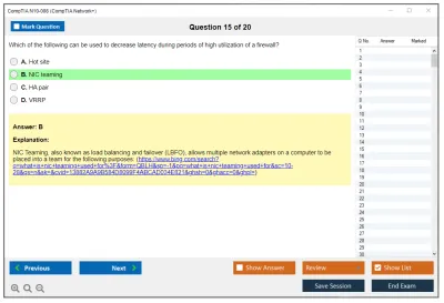 CompTIA N10-008 CompTIA Network+ Exam Practice test exam simulator test engine exam Prep practice test questions answers Image 15