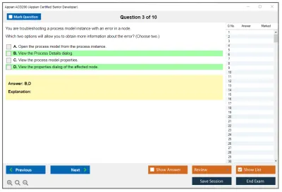 Appian ACD200 Appian Certified Senior Developer Practice test exam simulator test engine exam Prep practice test questions answers Image 3