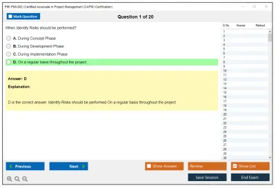 PMI PMI-002 Certified Associate in Project Management (CAPM) Certification Practice test exam simulator test engine exam Prep practice test questions answers Image 1