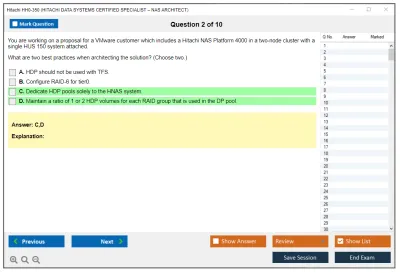 Hitachi HH0-350 HITACHI DATA SYSTEMS CERTIFIED SPECIALIST – NAS ARCHITECT Practice test exam simulator test engine exam Prep practice test questions answers Image 2