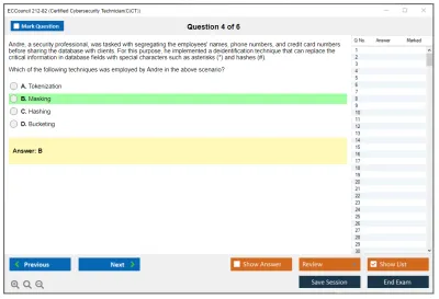 ECCouncil 212-82 Certified Cybersecurity Technician (CCT) Practice test exam simulator test engine exam Prep practice test questions answers Image 4