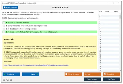Microsoft DP-900 Microsoft Azure Data Fundamentals Practice test exam simulator test engine exam Prep practice test questions answers Image 9