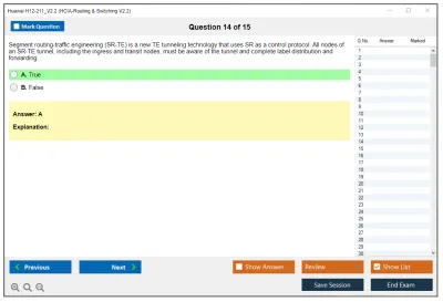Huawei H12-211_V2.2 HCIA-Routing &amp; Switching V2.2 Practice test exam simulator test engine exam Prep practice test questions answers Image 14