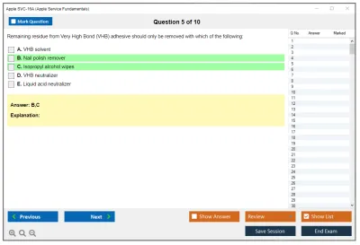 Apple SVC-16A Apple Service Fundamentals Practice test exam simulator test engine exam Prep practice test questions answers Image 5