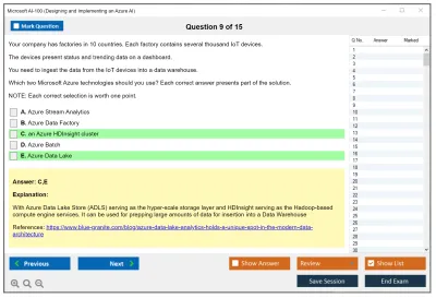 Microsoft AI-100 Designing and Implementing an Azure AI Practice test exam simulator test engine exam Prep practice test questions answers Image 9