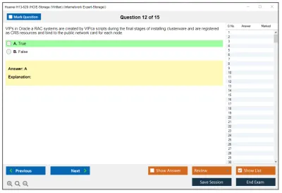 Huawei H13-629 HCIE-Storage (Written) Practice test exam simulator test engine exam Prep practice test questions answers Image 12