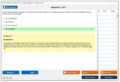 PEOPLECERT ITIL-4-DITS ITIL 4 Leader: Digital & IT Strategy Exam Practice test exam simulator test engine exam Prep practice test questions answers Image 1