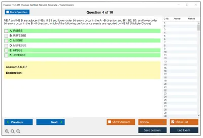 Huawei H31-311 Huawei Certified Network Associate - Transmission Practice test exam simulator test engine exam Prep practice test questions answers Image 4