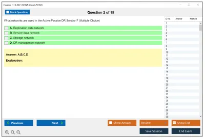 Huawei H13-522 HCNP-Cloud-FCDC Practice test exam simulator test engine exam Prep practice test questions answers Image 2