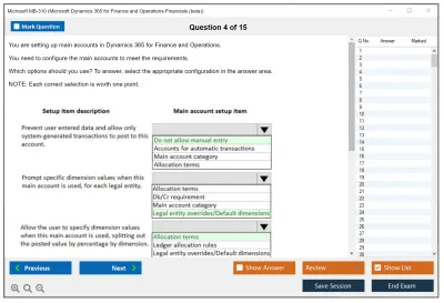 Microsoft MB-310 Microsoft Dynamics 365 Finance Practice test exam simulator test engine exam Prep practice test questions answers Image 4