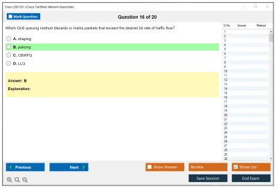 Cisco 200-301 Cisco Certified Network Associate Practice test exam simulator test engine exam Prep practice test questions answers Image 16