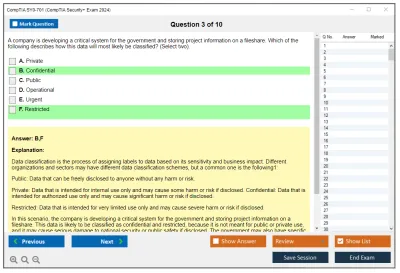 CompTIA SY0-701 CompTIA Security+ Exam 2025 Practice test exam simulator test engine exam Prep practice test questions answers Image 3