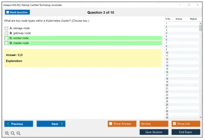 Netapp NS0-002 NetApp Certified Technology Associate Practice test exam simulator test engine exam Prep practice test questions answers Image 3