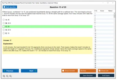 Test Prep GRE-Test GRE General Test Practice test exam simulator test engine exam Prep practice test questions answers Image 15
