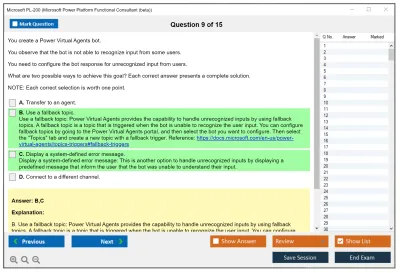 Microsoft PL-200 Microsoft Power Platform Functional Consultant Practice test exam simulator test engine exam Prep practice test questions answers Image 9