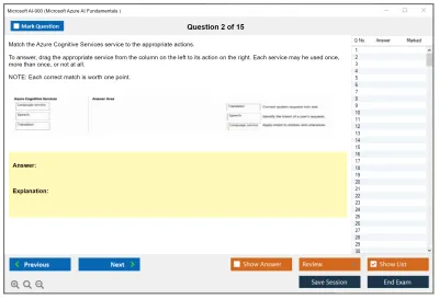 Microsoft AI-900 Microsoft Azure AI Fundamentals Practice test exam simulator test engine exam Prep practice test questions answers Image 2