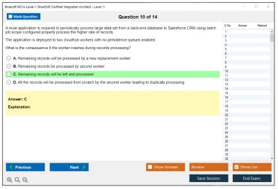 Mulesoft MCIA-Level-1 MuleSoft Certified Integration Architect - Level 1 Practice test exam simulator test engine exam Prep practice test questions answers Image 10