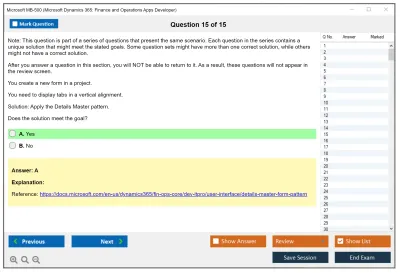 Microsoft MB-500 Microsoft Dynamics 365: Finance and Operations Apps Developer Practice test exam simulator test engine exam Prep practice test questions answers Image 15