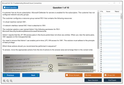 Microsoft AZ-720 Troubleshooting Microsoft Azure Connectivity Practice test exam simulator test engine exam Prep practice test questions answers Image 1