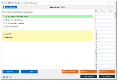 Test Prep CGFM Certified Government Financial Manager Practice test exam simulator test engine exam Prep practice test questions answers Image 7