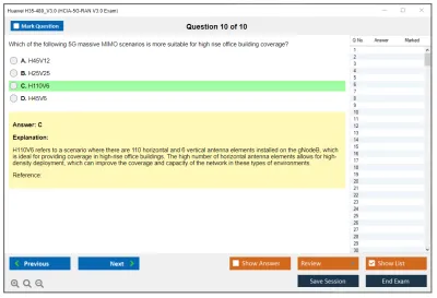 Huawei H35-480_V3.0 HCIA-5G-RAN V3.0 Exam Practice test exam simulator test engine exam Prep practice test questions answers Image 10