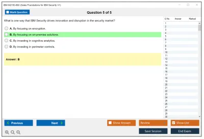 IBM M2150-860 Sales Foundations for IBM Security V1 Practice test exam simulator test engine exam Prep practice test questions answers Image 5