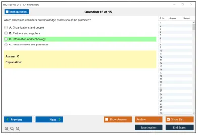 ITIL ITILFND-V4 ITIL 4 Foundation Practice test exam simulator test engine exam Prep practice test questions answers Image 12