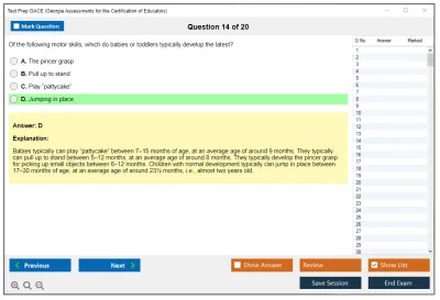 Test Prep GACE Georgia Assessments for the Certification of Educators Practice test exam simulator test engine exam Prep practice test questions answers Image 14