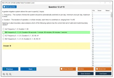 iSQI CTFL-001 ISTQB Certified Tester Foundation Level Practice test exam simulator test engine exam Prep practice test questions answers Image 12