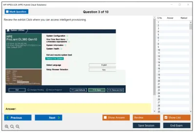 HP HPE0-V25 HPE Hybrid Cloud Solutions Practice test exam simulator test engine exam Prep practice test questions answers Image 3