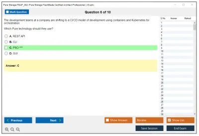 Pure Storage FBAP_002 Pure Storage FlashBlade Certified Architect Professional (FBAP_002) Exam Practice test exam simulator test engine exam Prep practice test questions answers Image 6