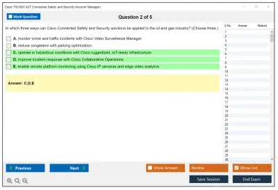 Cisco 700-803 IoT Connected Safety and Security Account Manager Practice test exam simulator test engine exam Prep practice test questions answers Image 2
