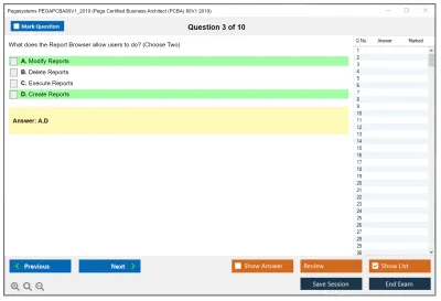 Pegasystems PEGAPCBA80V1_2019 Pega Certified Business Architect (PCBA) 80V1 2019 Practice test exam simulator test engine exam Prep practice test questions answers Image 3