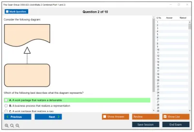 The Open Group OG0-023 ArchiMate 2 Combined Part 1 and 2 Examination Practice test exam simulator test engine exam Prep practice test questions answers Image 2