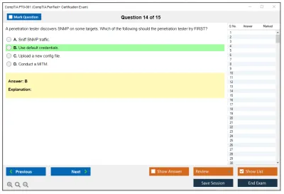 CompTIA PT0-001 CompTIA PenTest+ Certification Exam Practice test exam simulator test engine exam Prep practice test questions answers Image 14