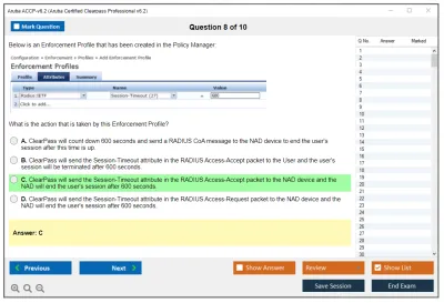 Aruba ACCP-v6.2 Aruba Certified Clearpass Professional v6.2 Practice test exam simulator test engine exam Prep practice test questions answers Image 8