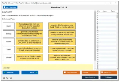 Palo Alto Networks PCCSA Palo Alto Networks Certified Cybersecurity Associate Practice test exam simulator test engine exam Prep practice test questions answers Image 2