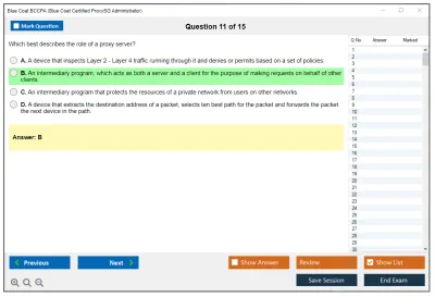 Blue Coat BCCPA Blue Coat Certified Proxy Administrator Practice test exam simulator test engine exam Prep practice test questions answers Image 11