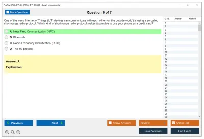 GAQM ISO-IEC-LI ISO / IEC 27002 - Lead Implementer Practice test exam simulator test engine exam Prep practice test questions answers Image 6