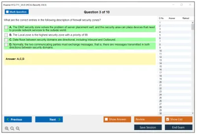 Huawei H12-711_V4.0 HCIA-Security V4.0 Exam Practice test exam simulator test engine exam Prep practice test questions answers Image 3