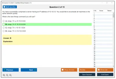 ECCouncil 312-50v11 Certified Ethical Hacker Exam (CEH v11) Practice test exam simulator test engine exam Prep practice test questions answers Image 2