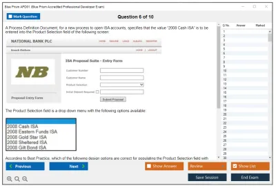 Blue Prism APD01 Blue Prism Professional Developer Practice test exam simulator test engine exam Prep practice test questions answers Image 6