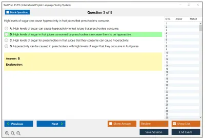 Test Prep IELTS (International English Language Testing System Practice test exam simulator test engine exam Prep practice test questions answers Image 3