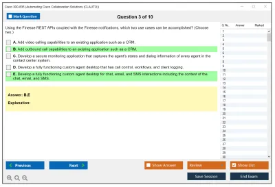 Cisco 300-835 Automating Cisco Collaboration Solutions (CLAUTO) Practice test exam simulator test engine exam Prep practice test questions answers Image 3