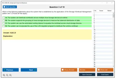SOA S90.05 Advanced Cloud Architecture Practice test exam simulator test engine exam Prep practice test questions answers Image 3